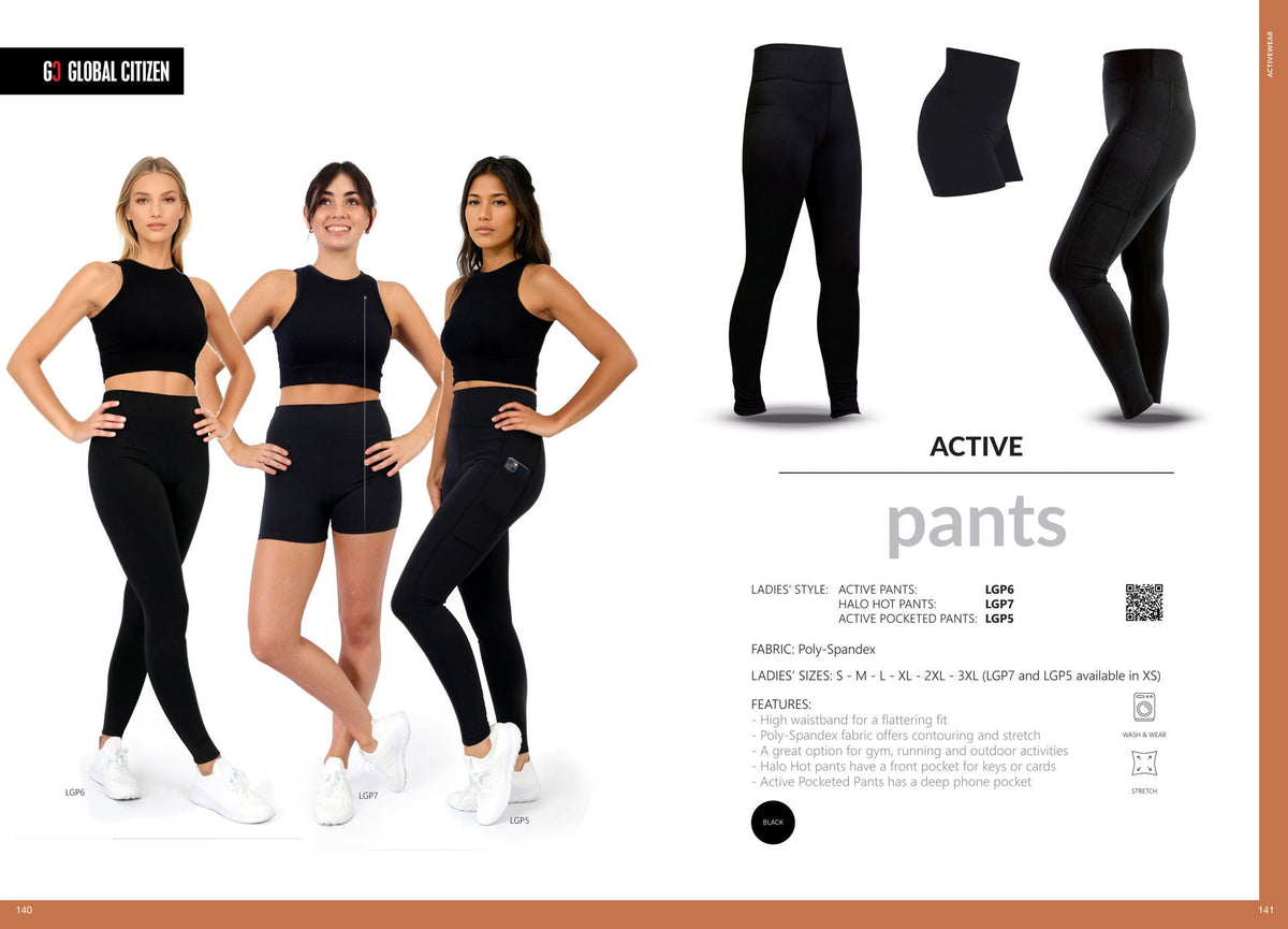 Ladies' Active Pants - End Of Range