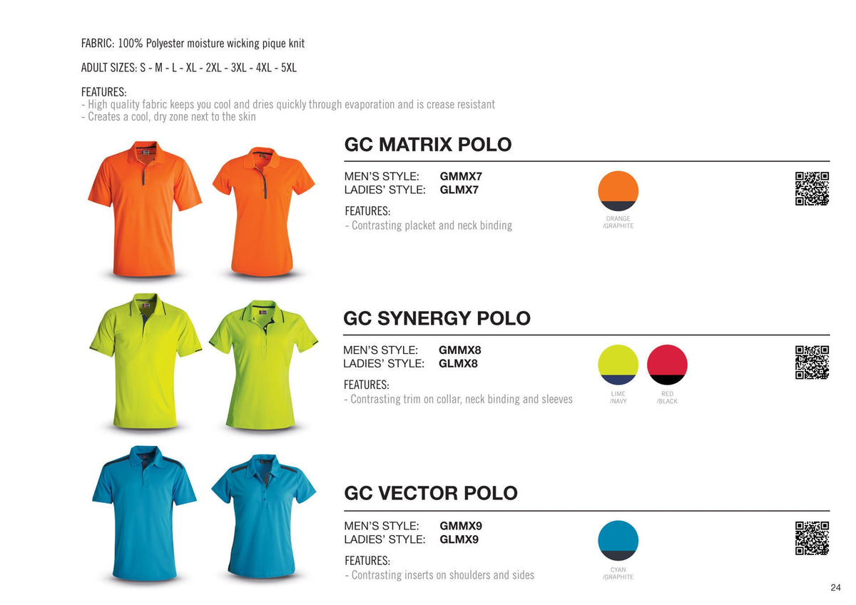 Ladies' Synergy Polo - Lime/Navy - End Of Range