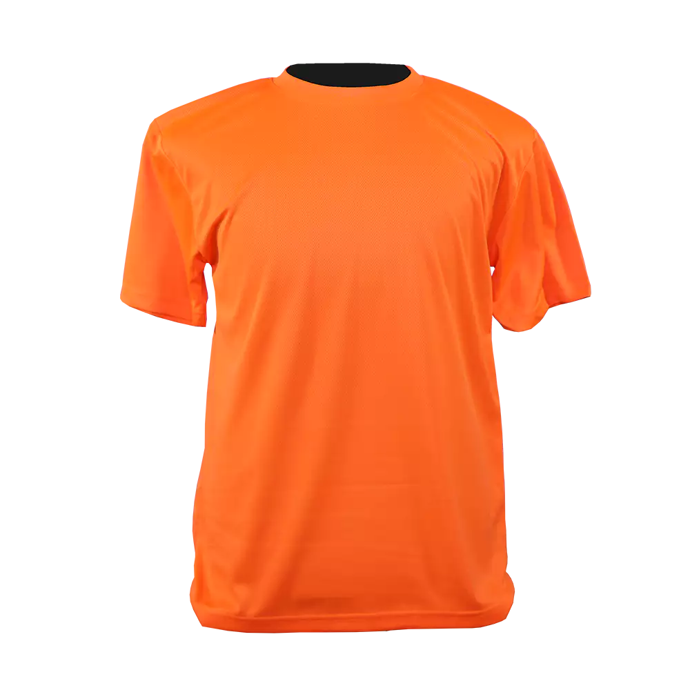 Orange Hiviz T - Shirt 120g Micromesh