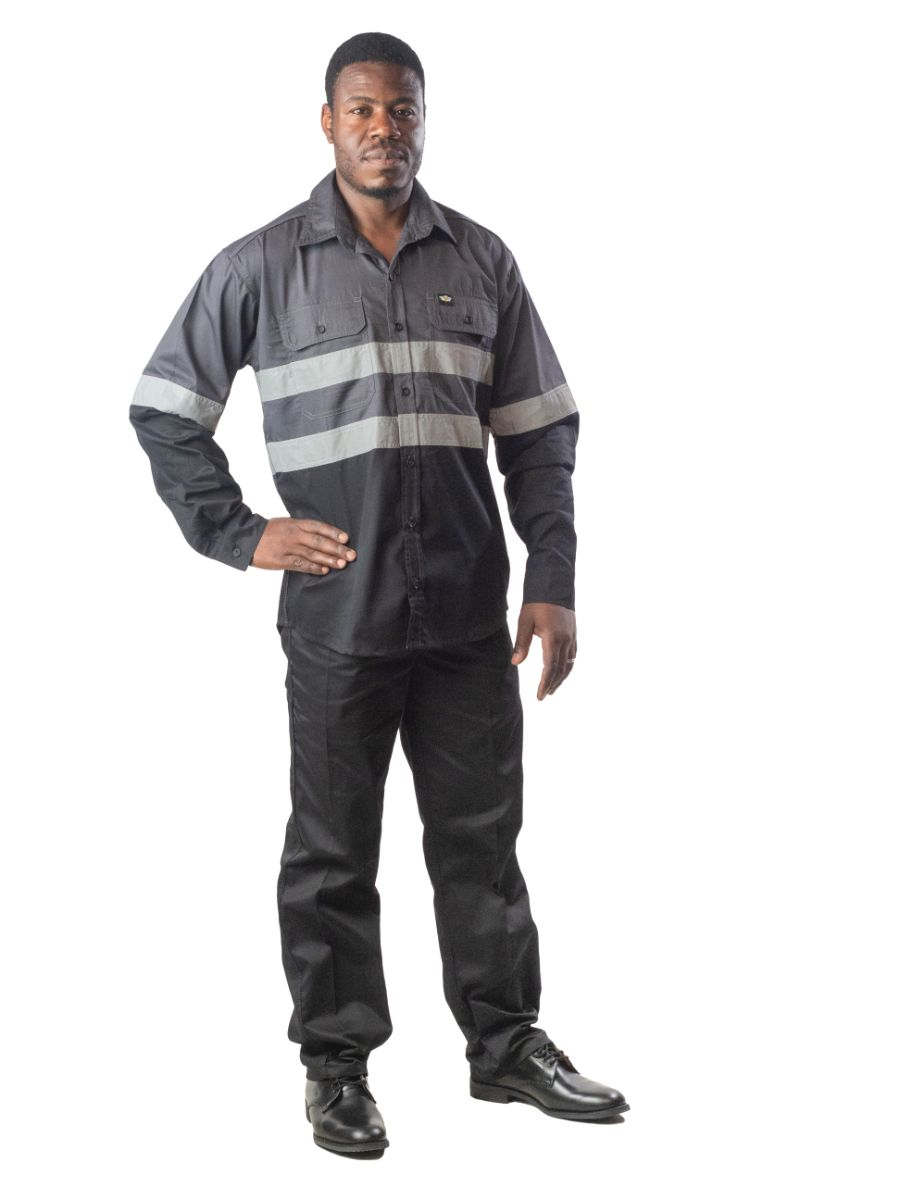 Hi Viz 100% Cotton Vented Workshirt