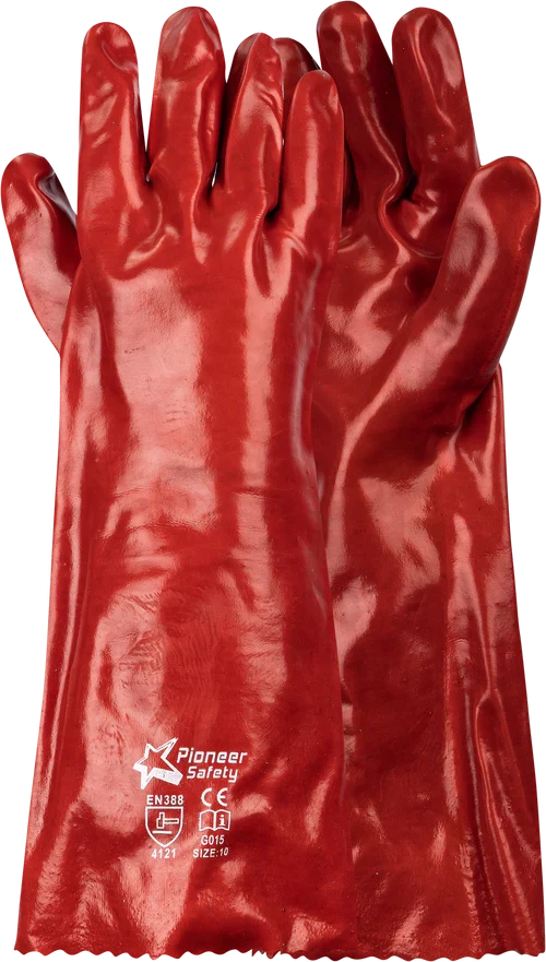 Pioneer Red Pvc 40Cm Open Cuff