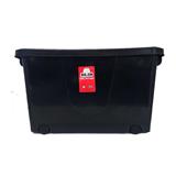 Bin Storage Bin Multibox Big Jim 32Ltr Black On Wheels