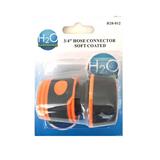 H2O Garden Hose Connector 1/2" Stop H20011 Softgrip Rigger
