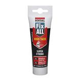 Adhesive Fixall High Tack White 125 ml Soudal