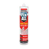Adhesive Fix All High Tack Invisible 290 ml Soudal