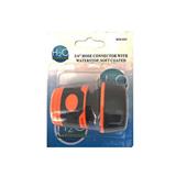 H2O Garden Hose Connector 3/4" Stop Softgrip Rigger H20025