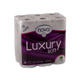 Nova Toilet Rolls Virgin 2Ply Unwrap Pkt 4 X 18 (12203 - 4) Collect