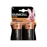 Battery Duracell Plus D Torch 2'S 1.5V Mn1300K2