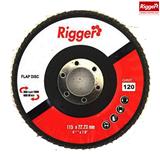 Rigger Abrasive Flap Diy 115Mmx120# Jav - Fdb