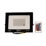 Floodlight LED 50W Colour Changing C/W Remote