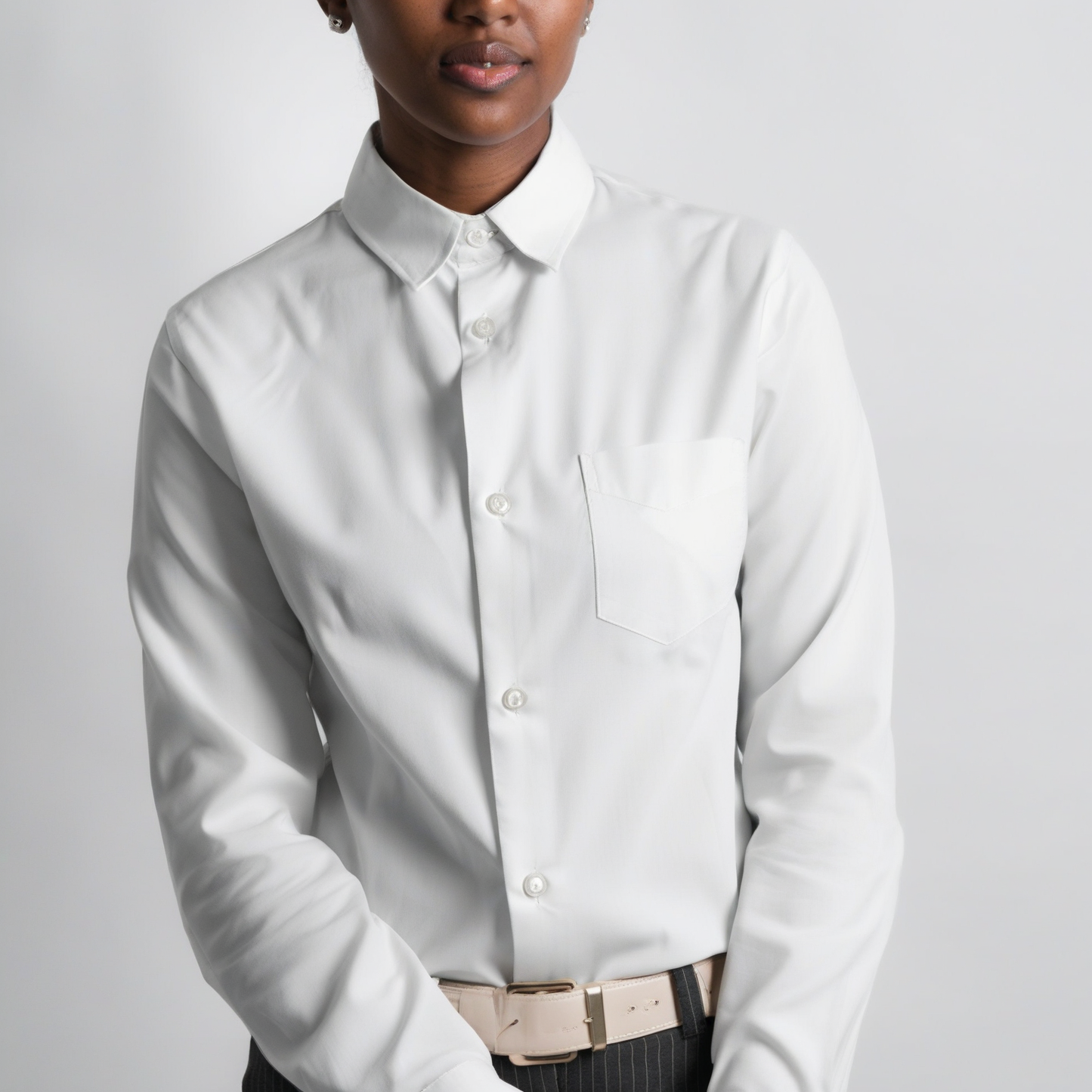 Uniform Shop White Long Sleeve School Shirt