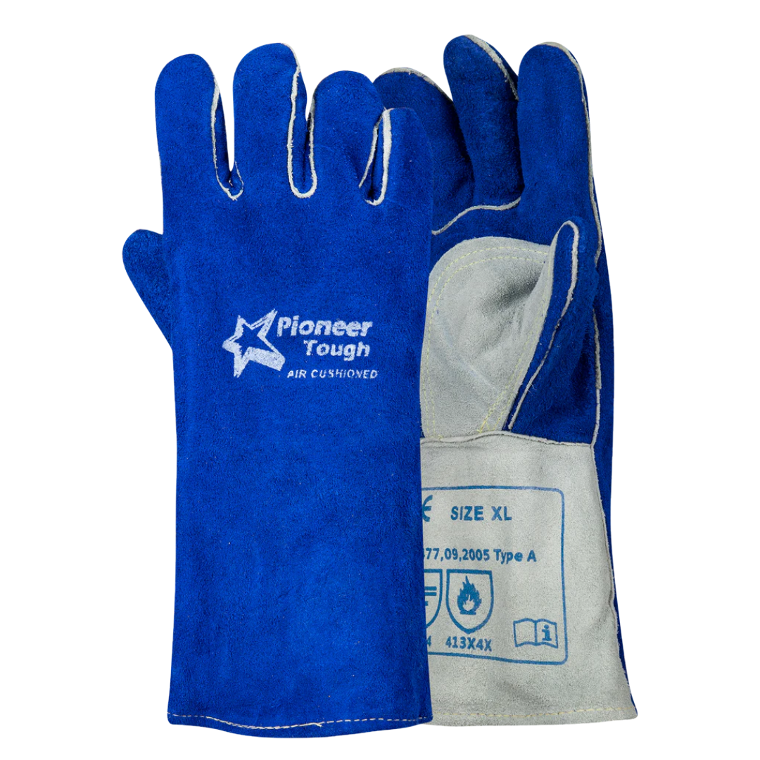 Tough Air Cushioned Gloves Blue