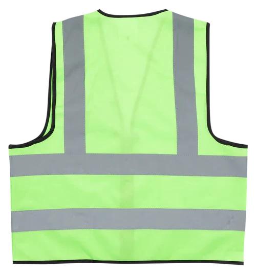 Pioneer®Lime Reflective Vest With Zip & Id Pouch