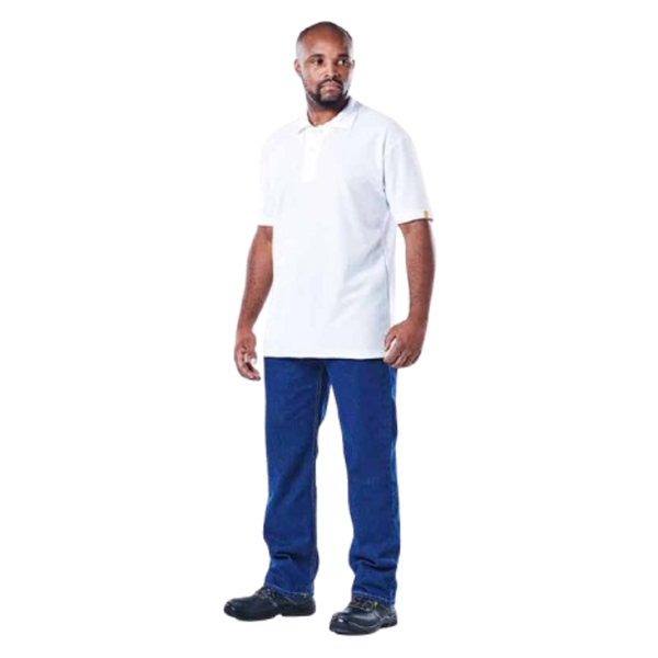 Dromex White Golf Shirt