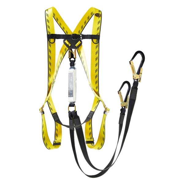 Dromex Full Body Harness with Double Scaff Hook Lanyard