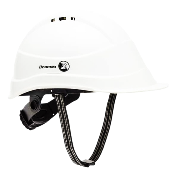 Dromex White Hard Hat