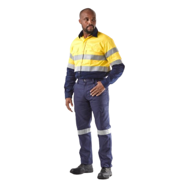 Dromex Yellow Reflective Long Sleeve Shirt