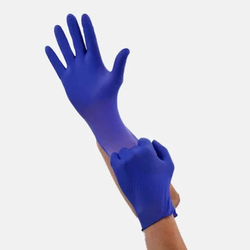 Cool Blue Nitrile Gloves