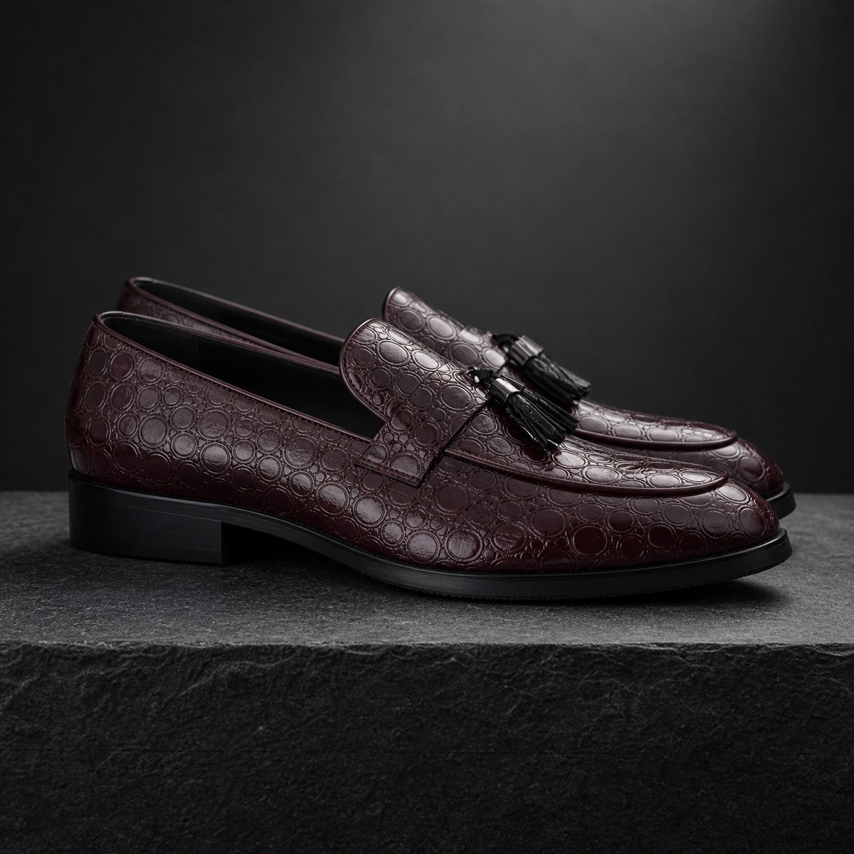 Sovereign Men's Formal Slip-On Loafers with Tassel