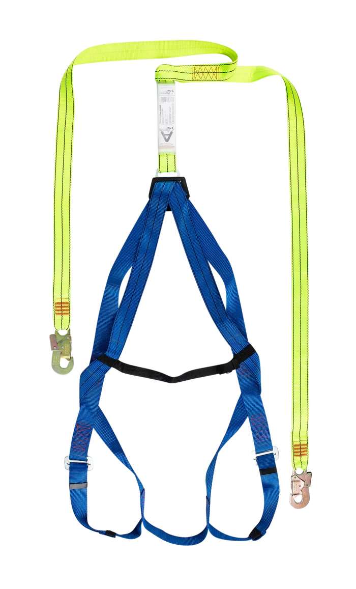Pioneer Safety Harnesses With Double Lanyard & Scaffold Hooks
