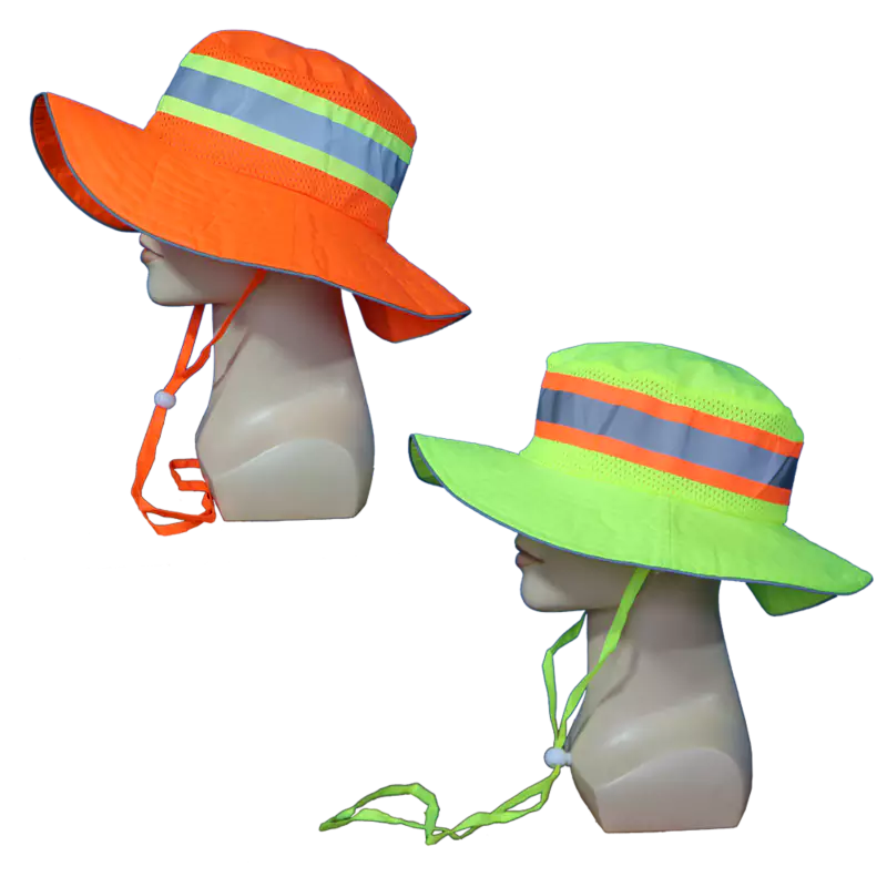 Hiviz Orange Hat With Reflective