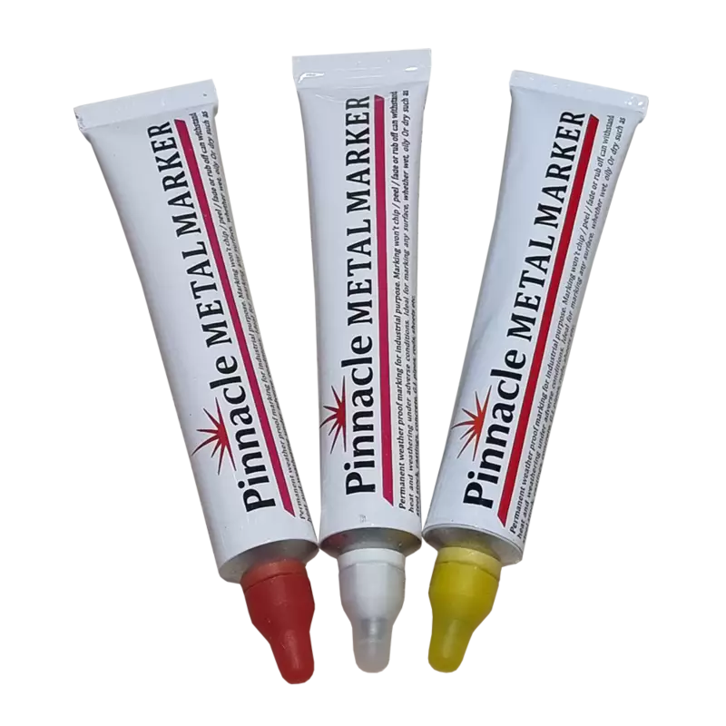 Pinnacle Permanent Industrial Marker - - white