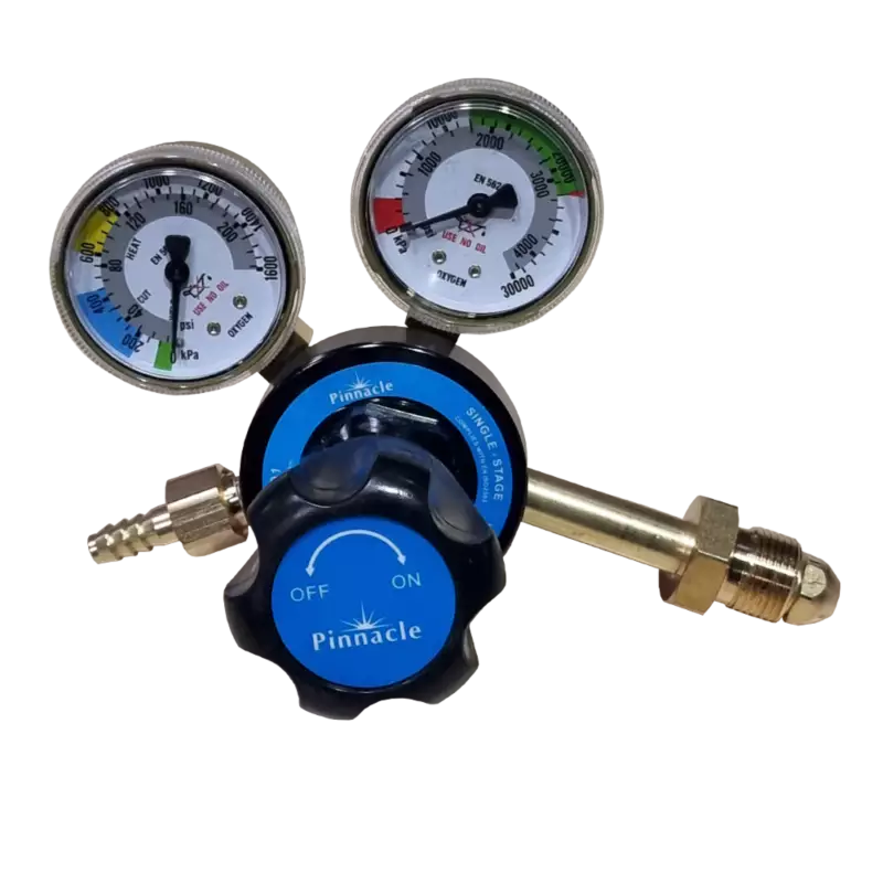 Single Stage Oxygen Regulator Brass Bonnet - EN2503