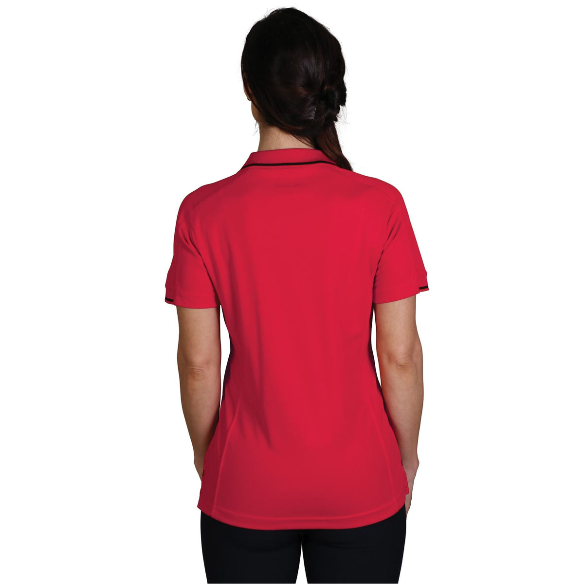 Ladies' Synergy Polo - Red/Black - End Of Range