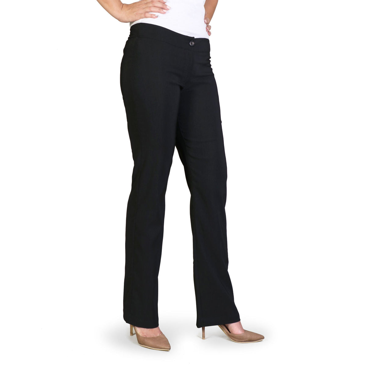 Ladies' Bengaline Pants - Black - While Stocks Last