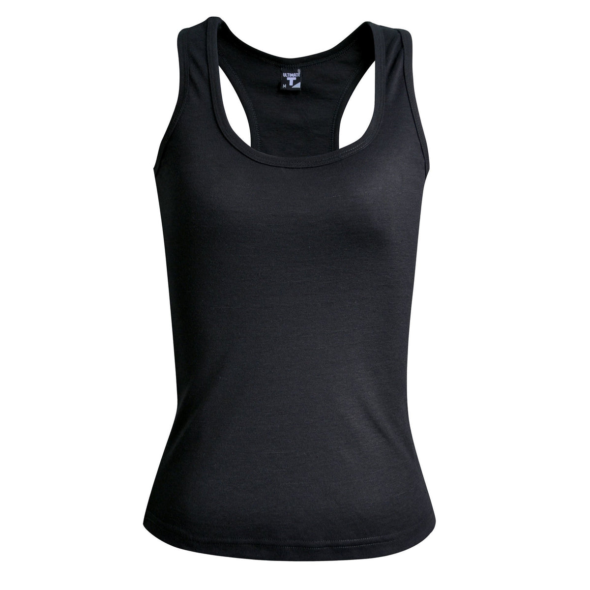 Ladies' Racerback Top - Black - While Stock Last