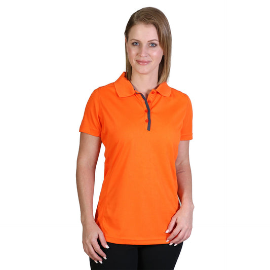 Ladies' Matrix Polo - Orange/graphite - While Stocks Last