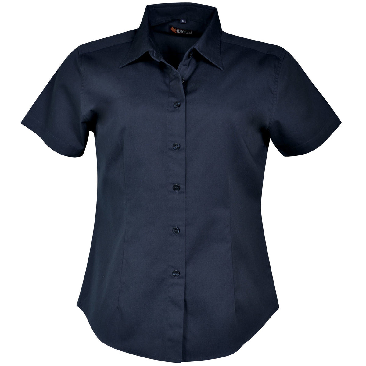 Ladies' Classic Woven Shirt Short Sleeve - Navy