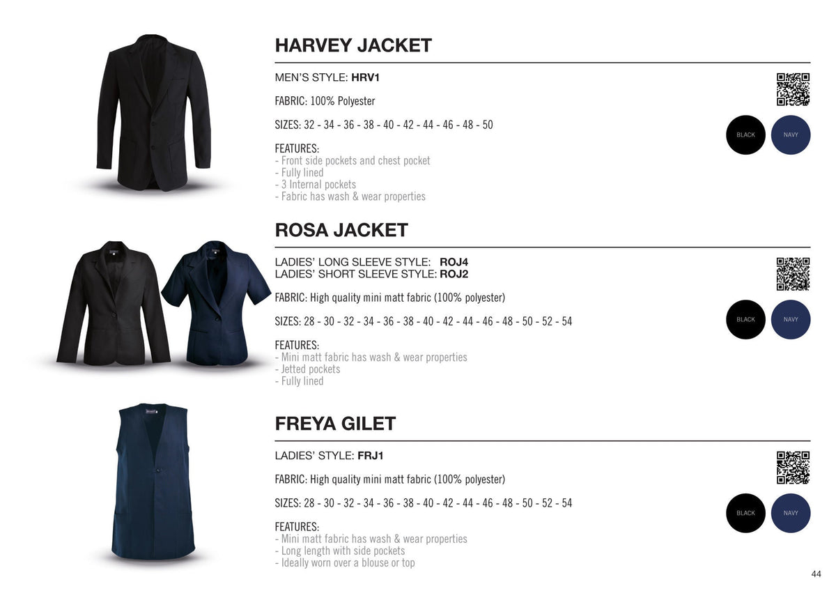 Rosa Jacket Short Sleeve - Black - End Of Range