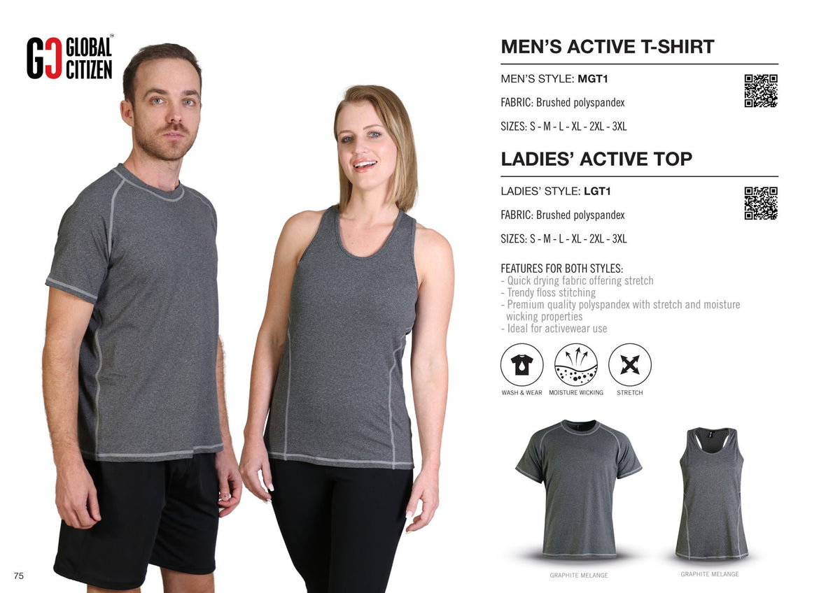 Men's Active T - Shirt - End Of Range