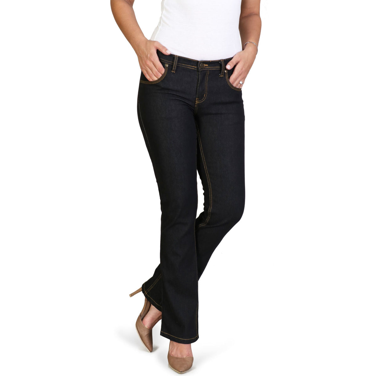 Ladies' Stretch Denim Jeans - 5 Pocket - End Of Range