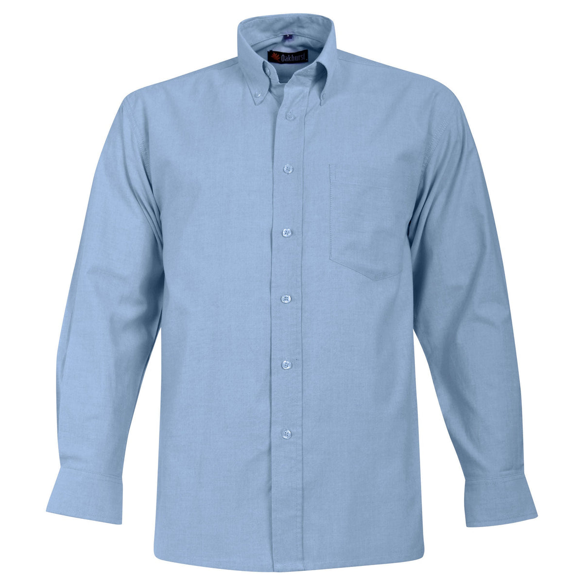 Prime Woven Shirt Long Sleeve - Sky Blue - End Of Range