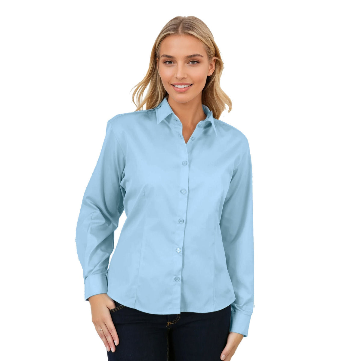 Ladies' Classic Woven Shirt Long Sleeve