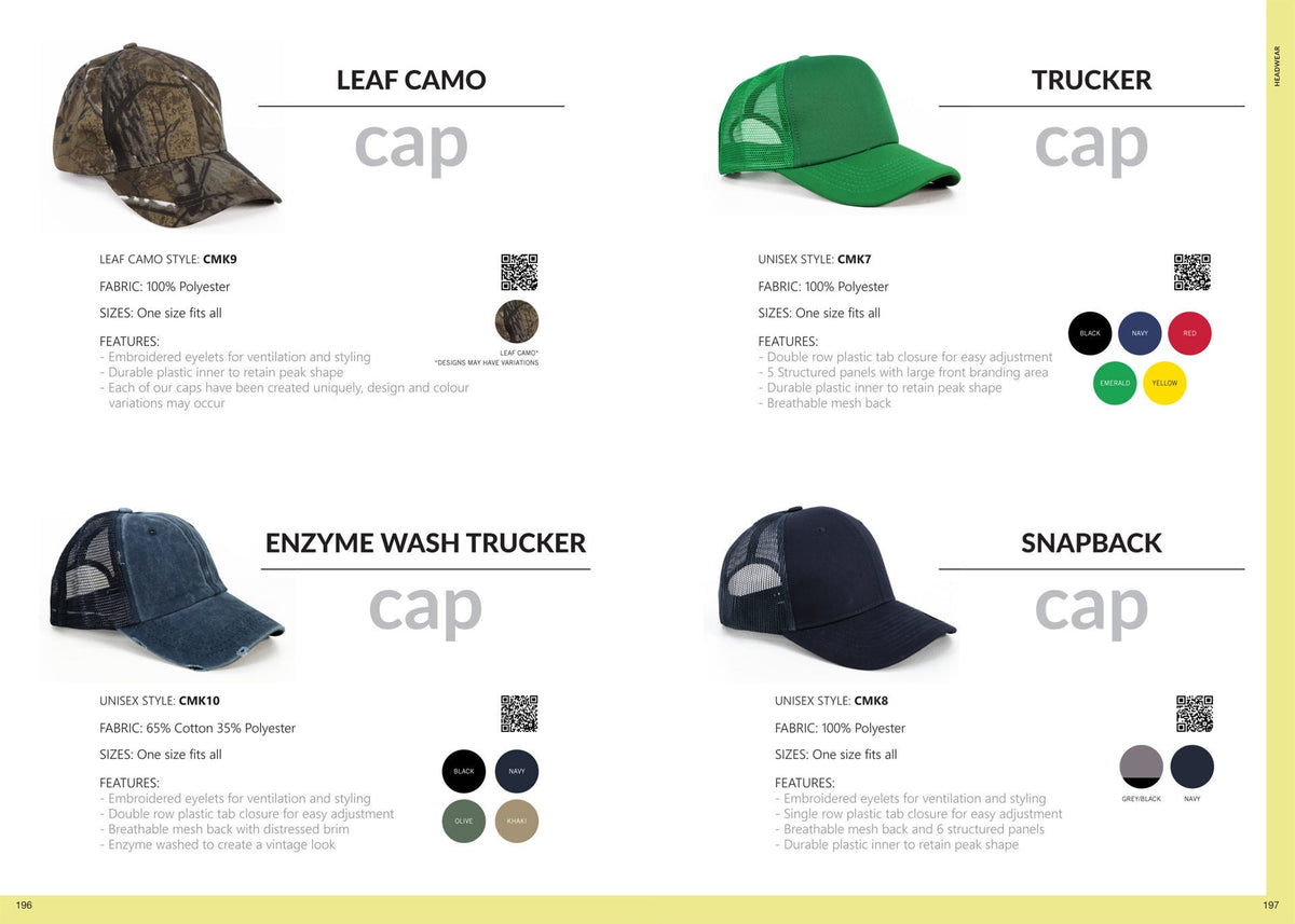 Trucker Cap Enzyme Wash