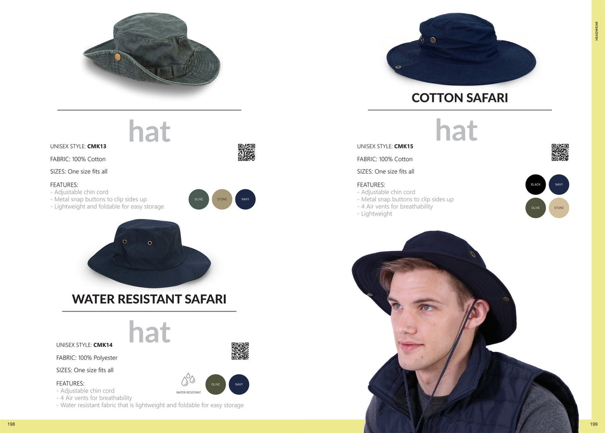 Safari Hat Water Resistant