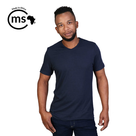 160G Heavyweight Lifestyle V - Neck T - Shirt