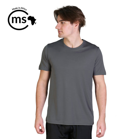 Unisex Lifestyle Sports T - Shirt - Charcoal - While Stocks Last