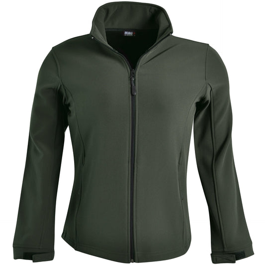 Ladies' Classic Softshell Jacket - Olive Green - End Of Range