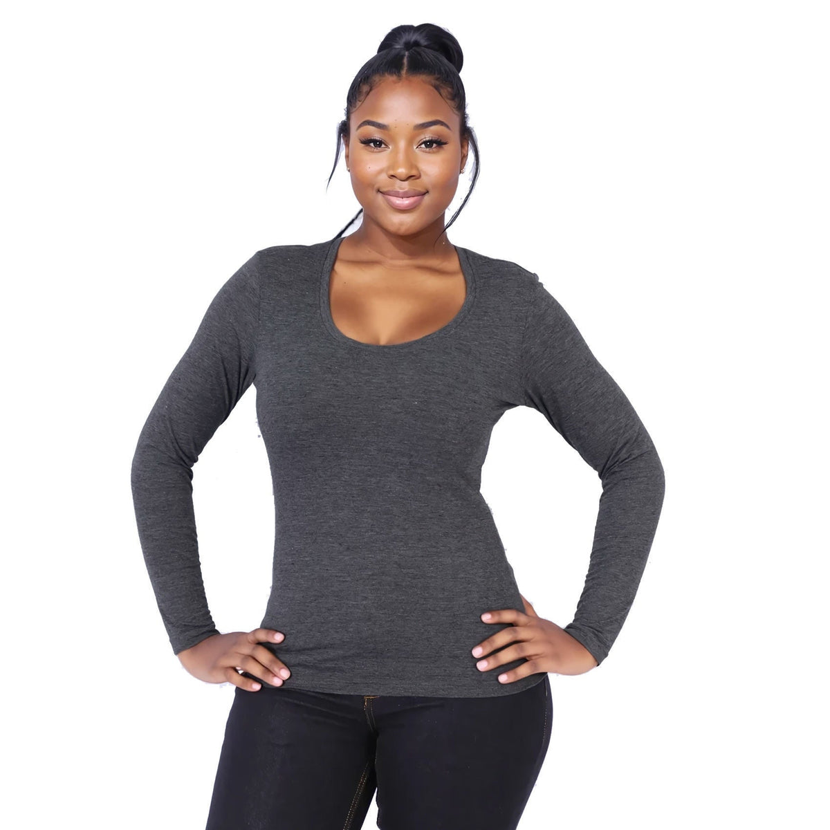 Ladies' 150g Fashion Fit T - Shirt - long sleeve