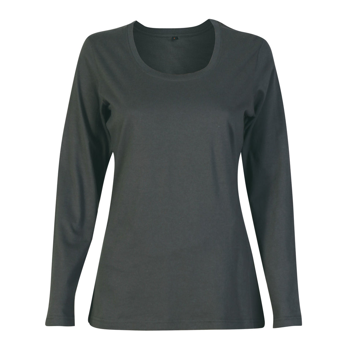 Ladies' 150g Fashion Fit T - Shirt - long sleeve - Charcoal - End Of Range