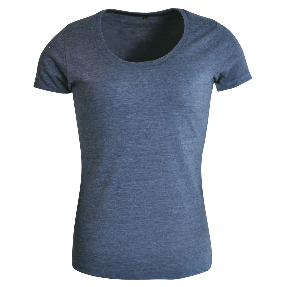 Ladies' 150g Fashion Fit T - Shirt - Ash navy melange - End of range