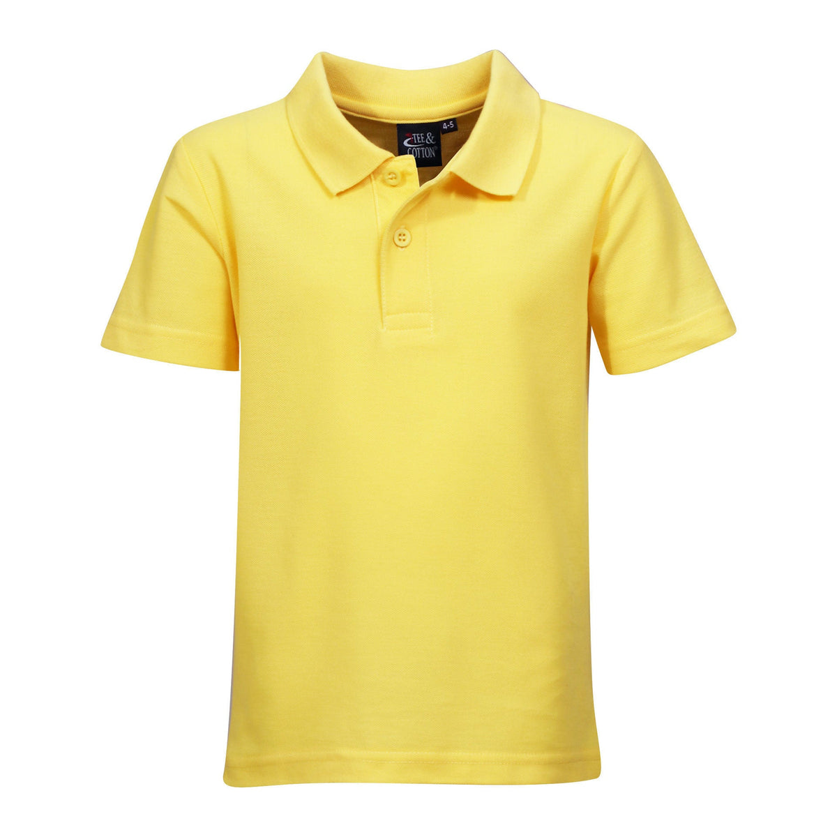 175g Youth Classic Pique Knit Polo - Yellow - End Of Range