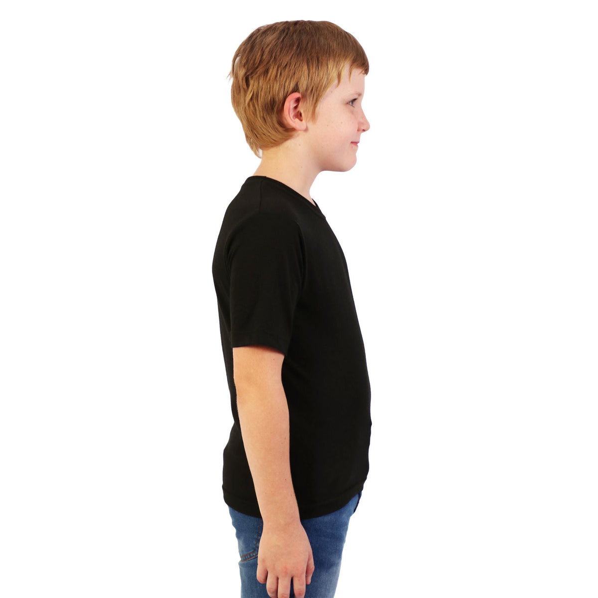 140g Urban Lifestyle Youth T - Shirt - Black - End Of Range