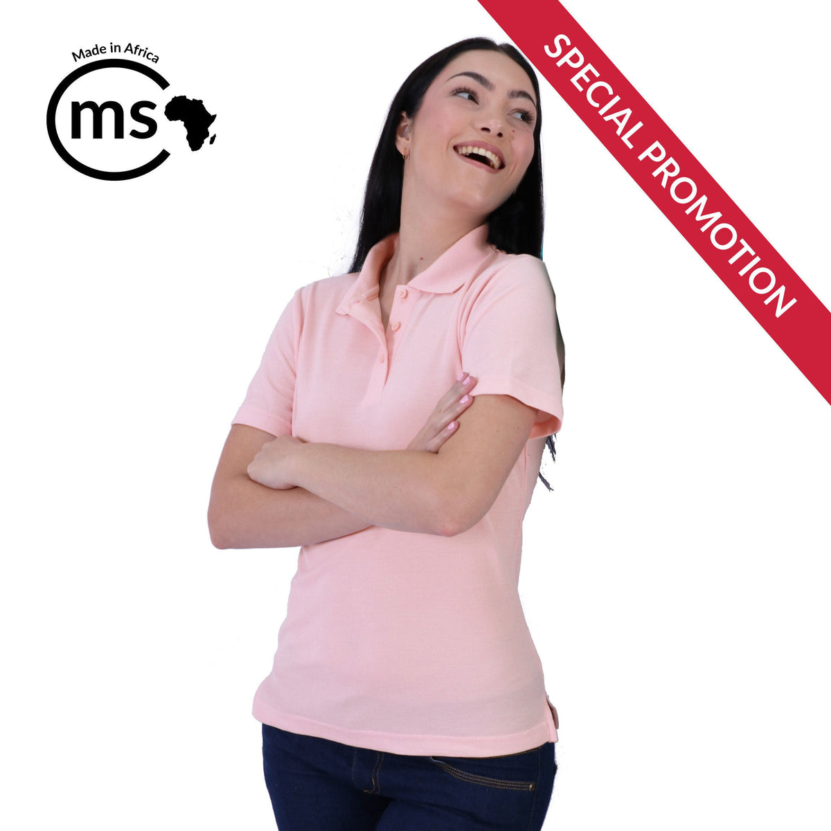 175g Ladies' Classic Pique Knit Polo