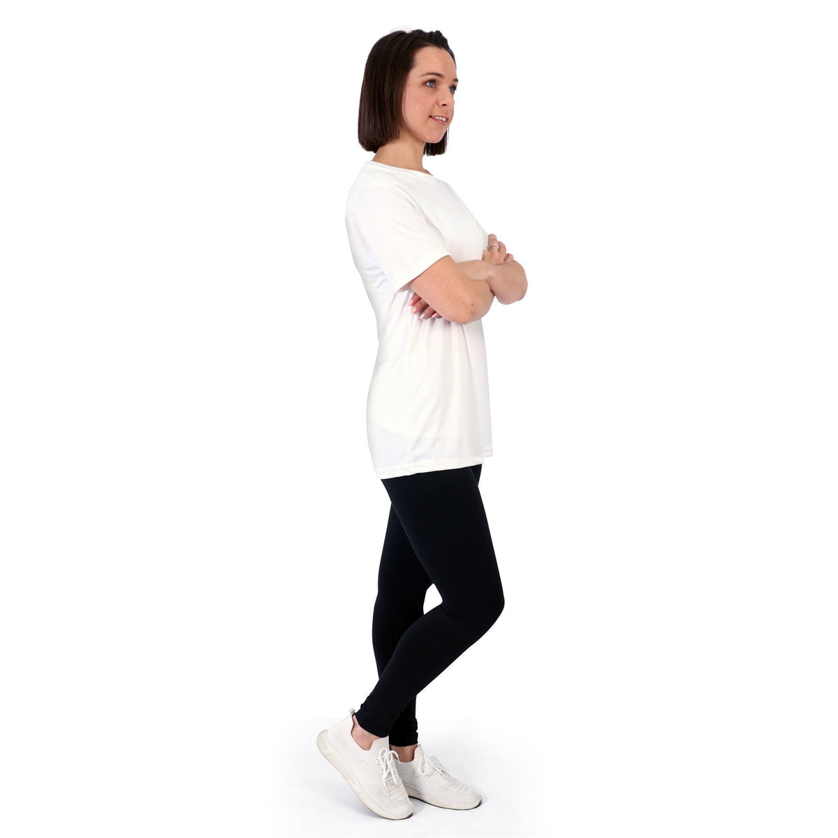 Unisex Lifestyle Sports T - Shirt - White - End Of Range