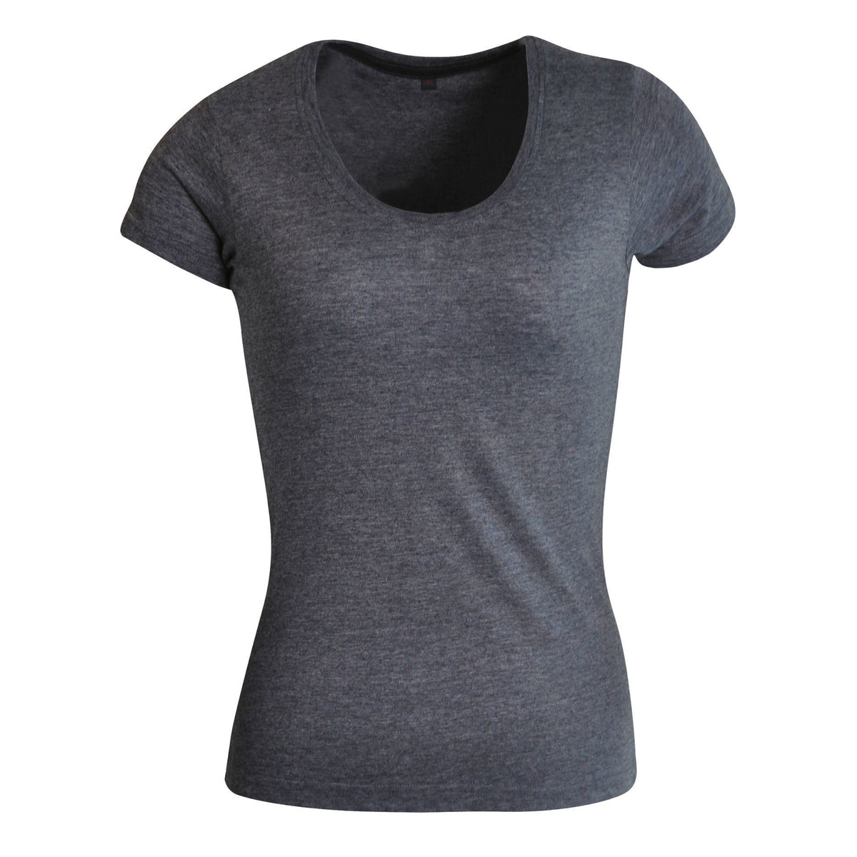 Ladies' 150g Fashion Fit T - Shirt - Graphite Melange - End Of Range
